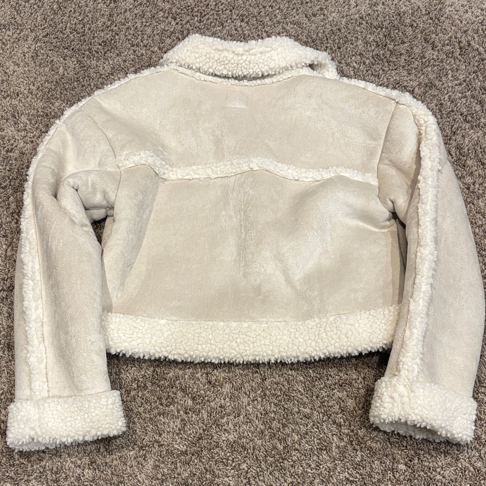 Wild Fable Cream Sherpa Jacket - Picture 3 of 3